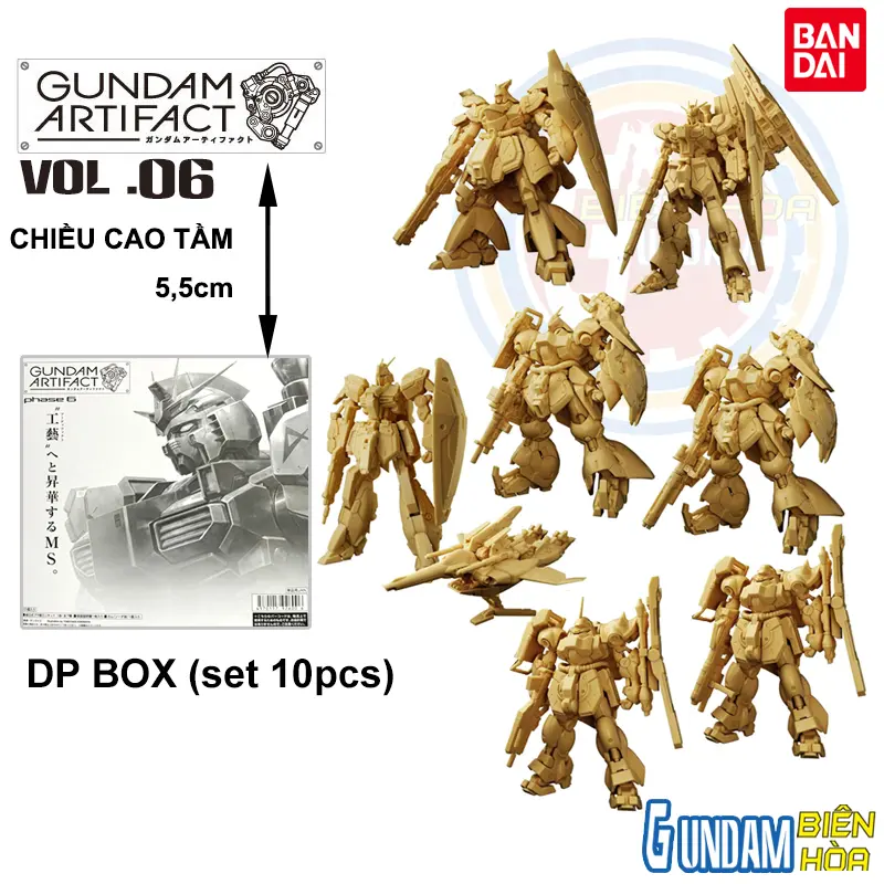 Mô hình Gundam Artifact 06  SET 10 (10 HỘP CÓ TRÙNG)