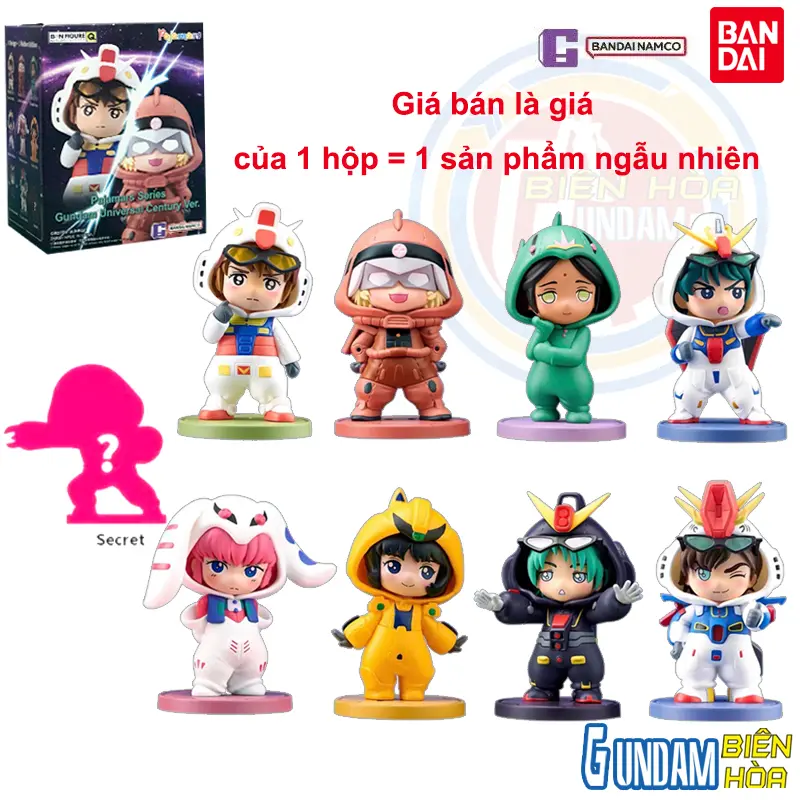 Mô hình BLINDBOX BNFIGURE Q PAJAMARS SERIES MOBILE SUIT GUNDAM UNIVERSAL CENTURY VER