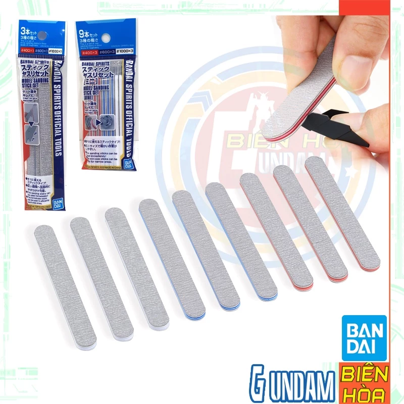 Bộ dũa chà nhám mô hình BANDAI SPIRITS MODEL SANDING STICK SET