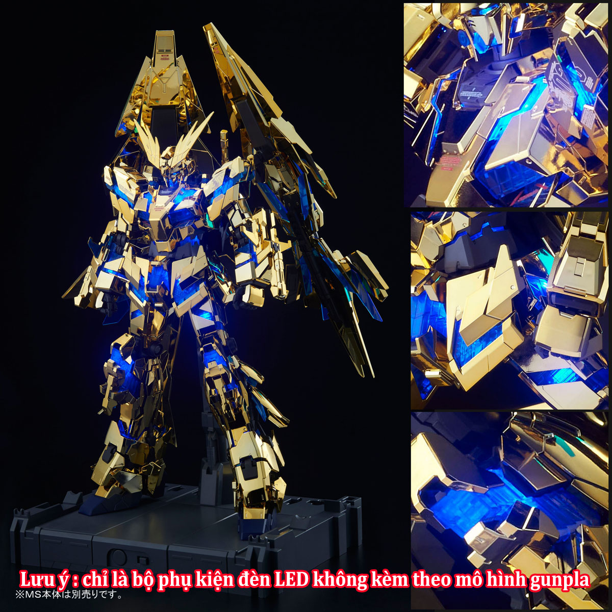 Phụ kiện đèn LED cho mô hình PG 1/60 RX-0 UNICORN GUNDAM LED UNIT (*Made in China)