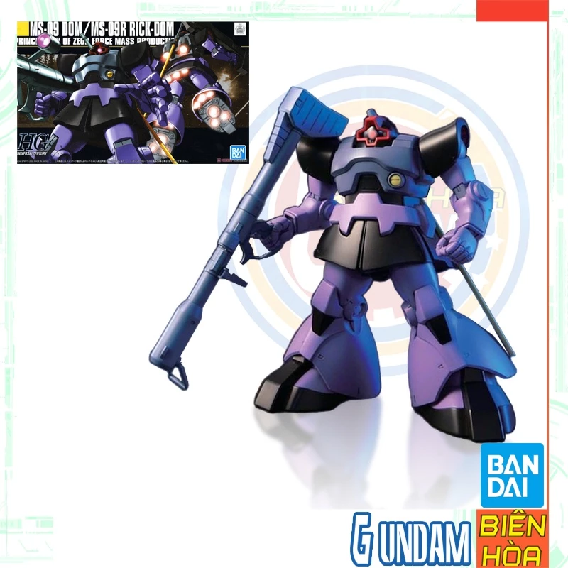 Mô hình lắp ráp 1/144 HGUC DOM/ RICK-DOM
