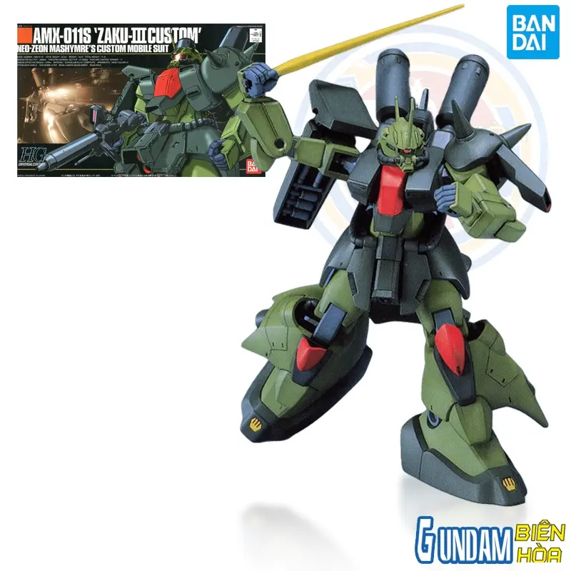 Mô hình lắp ráp 1/144 HGUC ZAKUⅢ CUSTOM