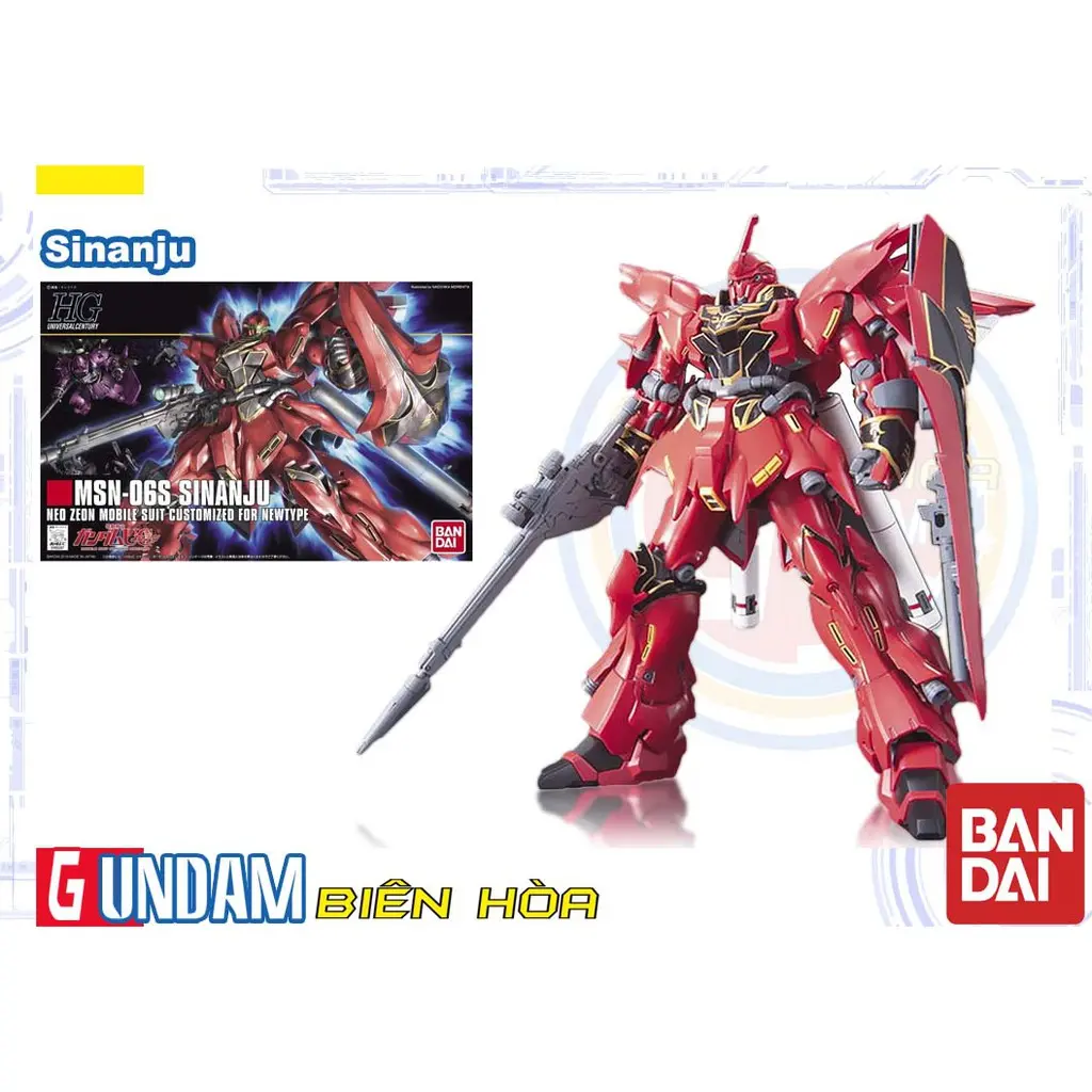 Mô hình lắp ráp 1/144 HGUC SINANJU