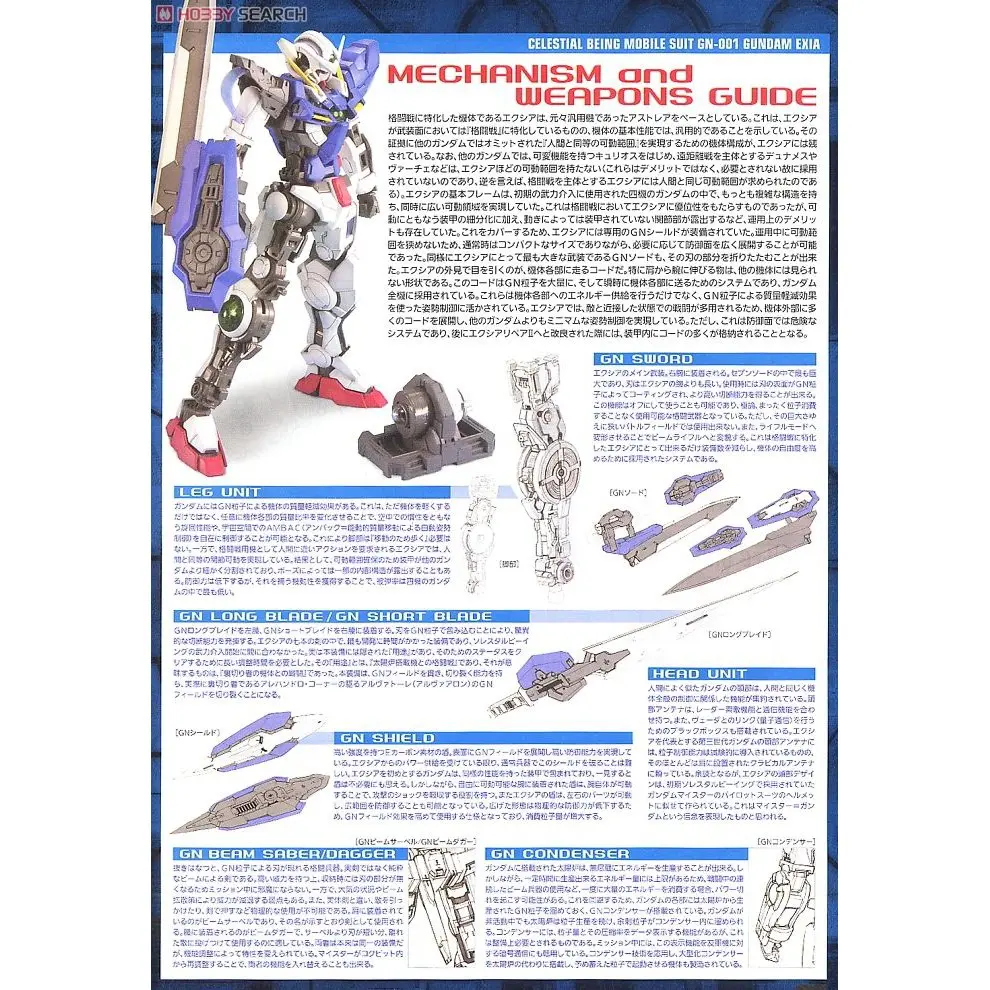 Mô hình lắp ráp MG 1/100 GUNDAM EXIA