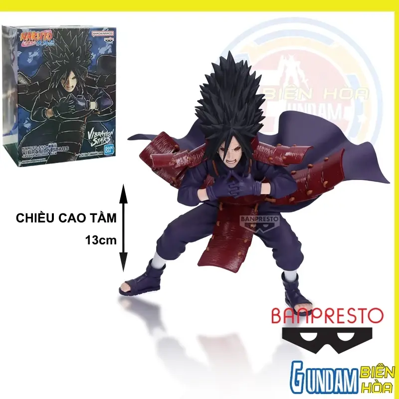 Mô hình Figure Banpresto NARUTO SHIPPUDEN VIBRATION STARS UCHIHA MADARA