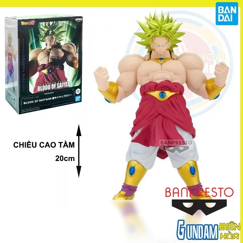 Mô hình Figure Banpresto DRAGON BALL Z BLOOD OF SAIYANS-SUPER SAIYAN BROLY