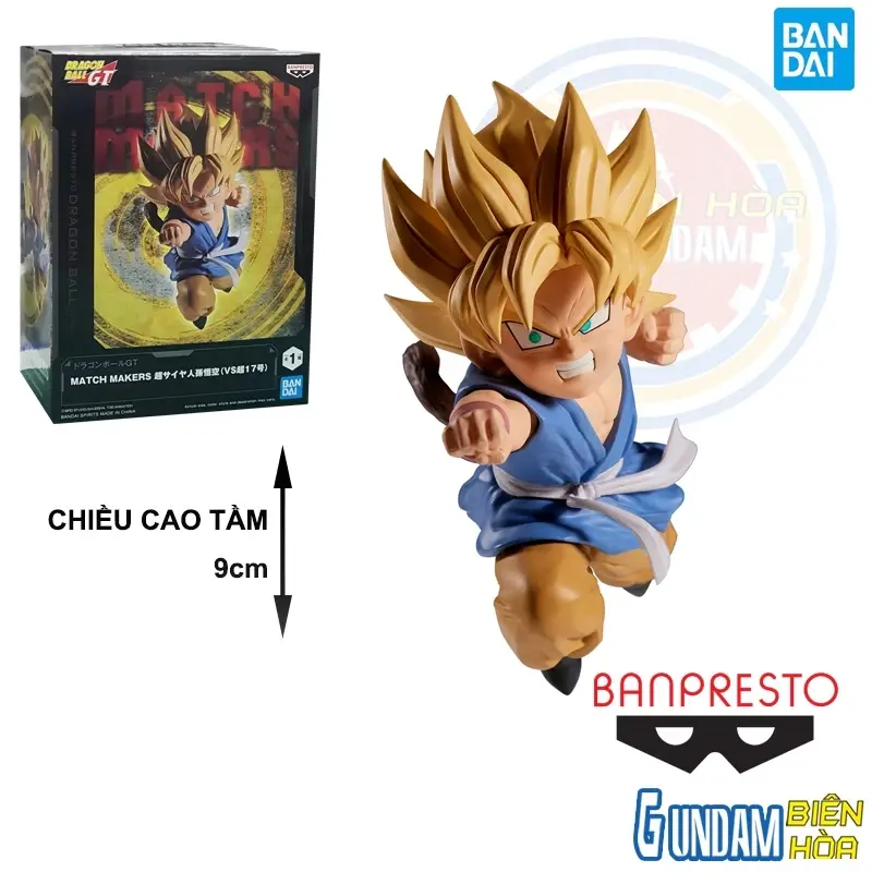 Mô hình Figure Banpresto DRAGON BALL GT MATCH MAKERS SUPER SAIYAN SON GOKU