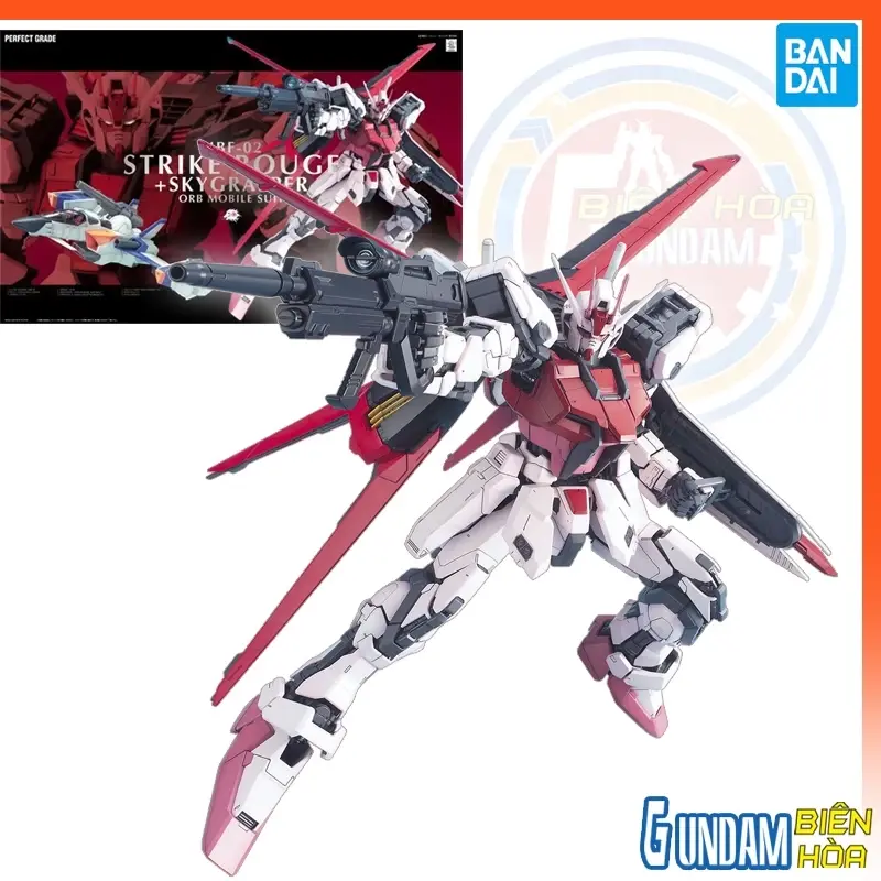 Mô hình lắp ráp Gundam PG 1/60 STRIKE ROUGE + SKY GRASPER