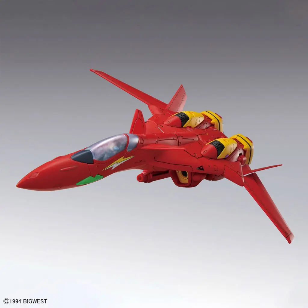 Mô hình lắp ráp HG 1/100 VF-19 CUSTOM FIRE VALKYRIE WITH SOUND BOOSTER