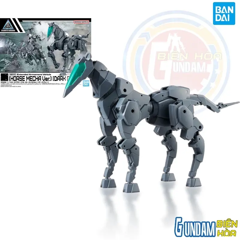 Mô hình lắm ráp 30MM 1/144 Extended Armament Vehicle (HORSE MECHA Ver.) [DARK GRAY]