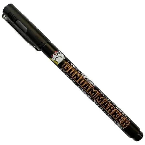 BÚT KẺ LẰN NGÒI LÔNG Gundam Marker GM20 BLACK (BRUSH TYPE)