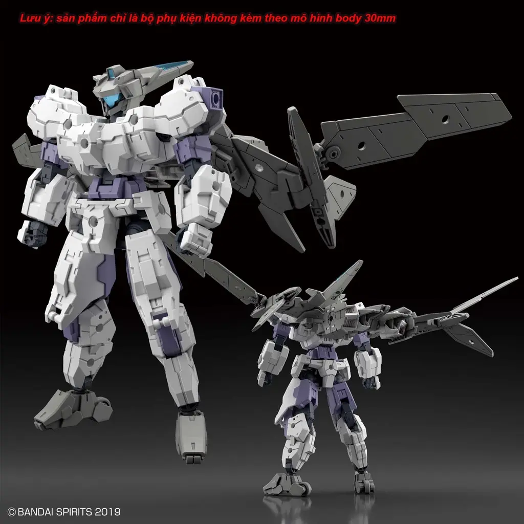 Mô hình lắp ráp 30MM 1/144 EXTENDED ARMAMENT VEHICLE (AIR FIGHTER Ver.)[GRAY]