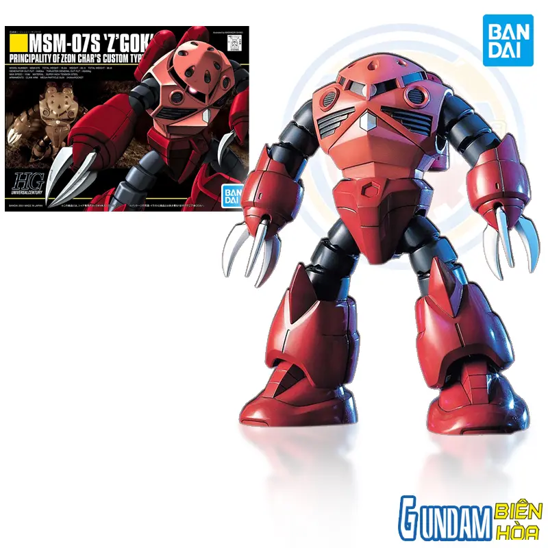 Mô hình lắp ráp 1/144 HGUC MSM-07S Z'GOCK (CHAR'S CUSTOM)