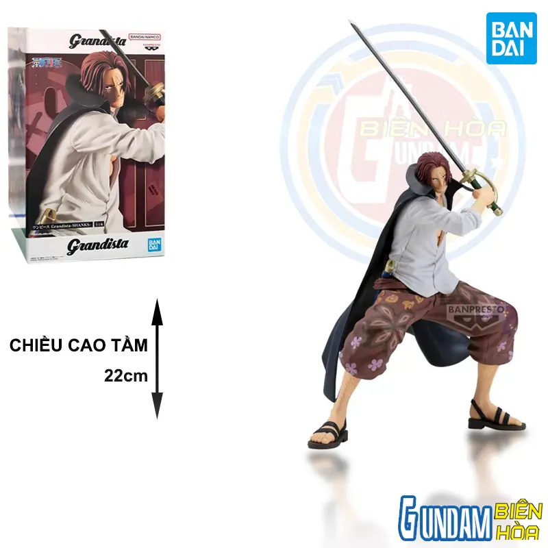 Tên sản phẩm: Figure Banpresto ONE PIECE GRANDISTA-SHANKS-