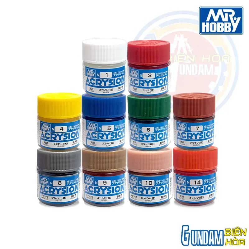 Sơn ACRYSION HOBBY COLOR-màu cơ bản
