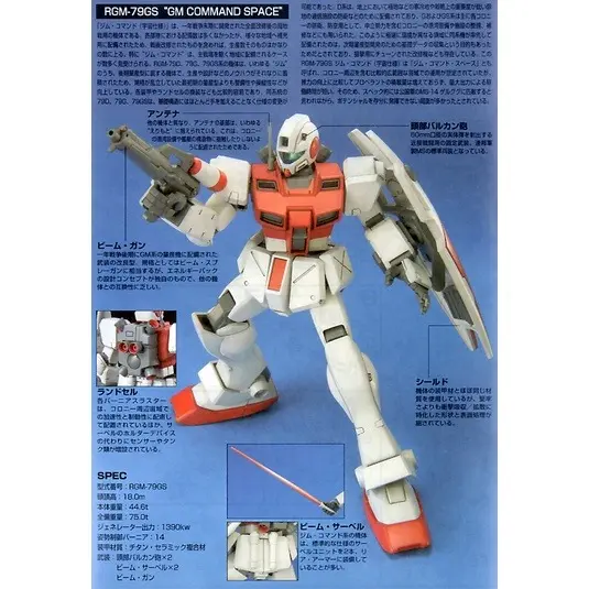 Mô hình lắp ráp 1/144 HGUC GM COMMAND SPACE