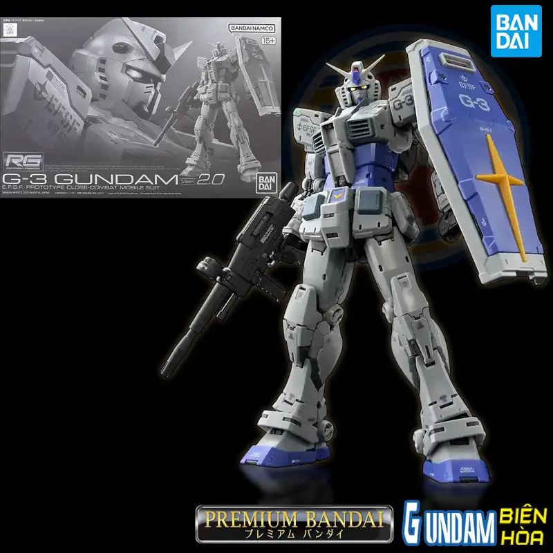 Bộ lắp ráp p-bandai RG 1/144 G-3 Gundam Ver.2.0