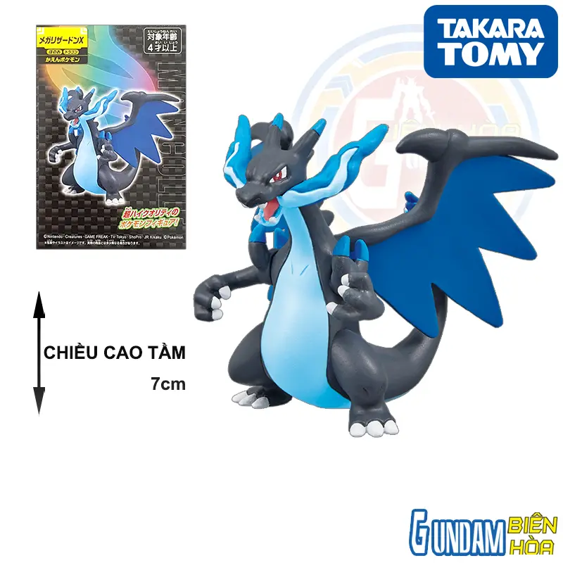 Mô hình Pokemon Moncolle Mega Lizardon X