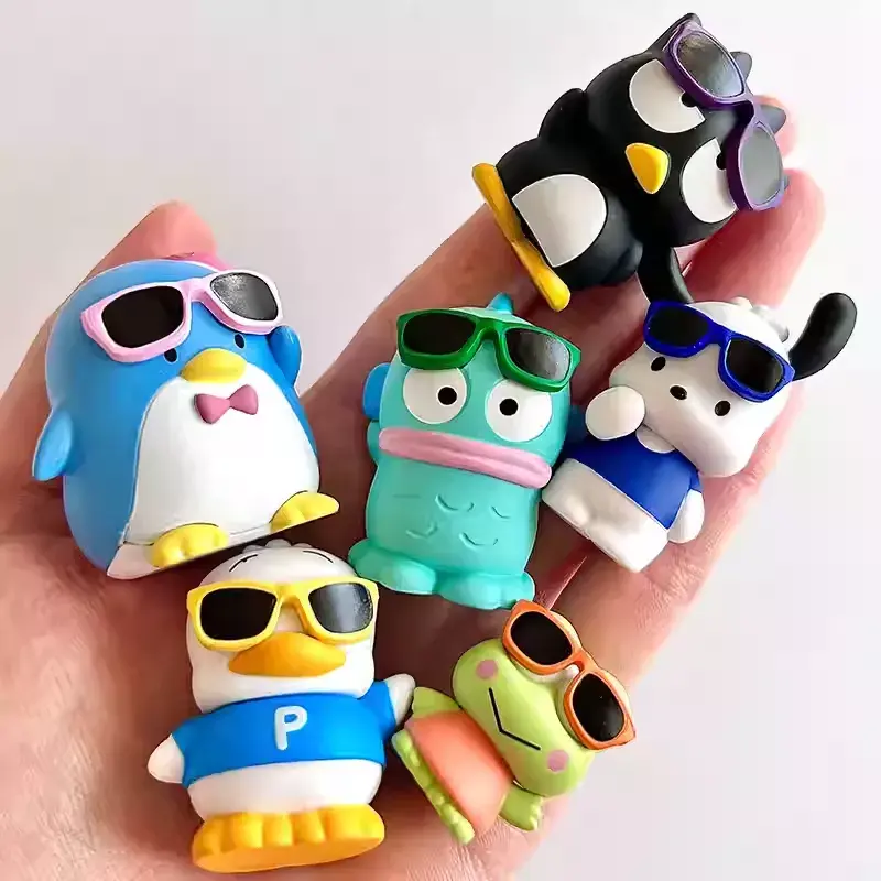 Mô hình gashapon HAPIDANBUI COOL SUNGLASSES FIGURE SET 6 bé