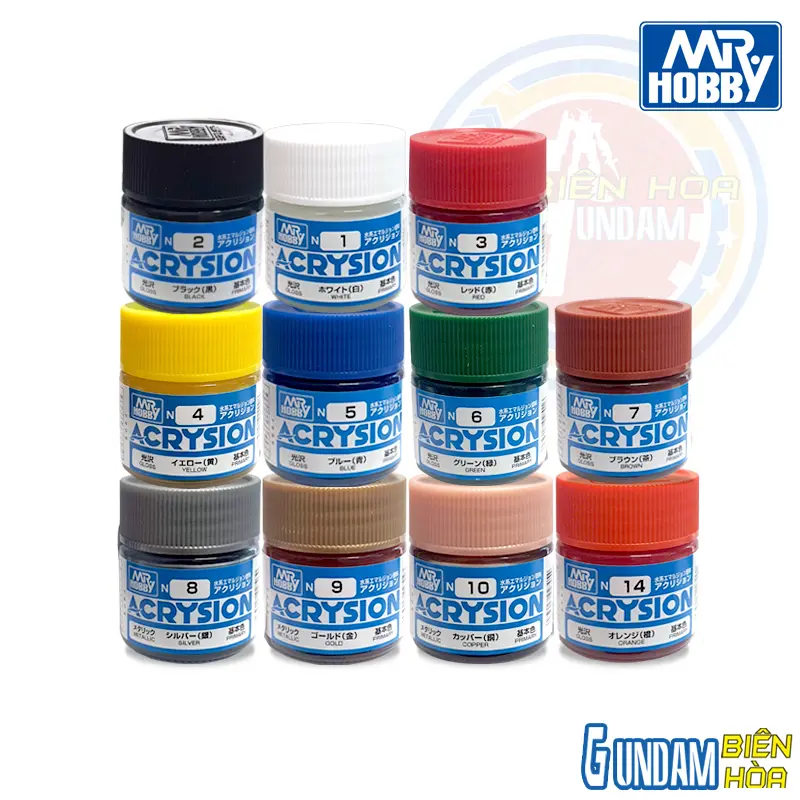 Sơn ACRYSION HOBBY COLOR-màu cơ bản