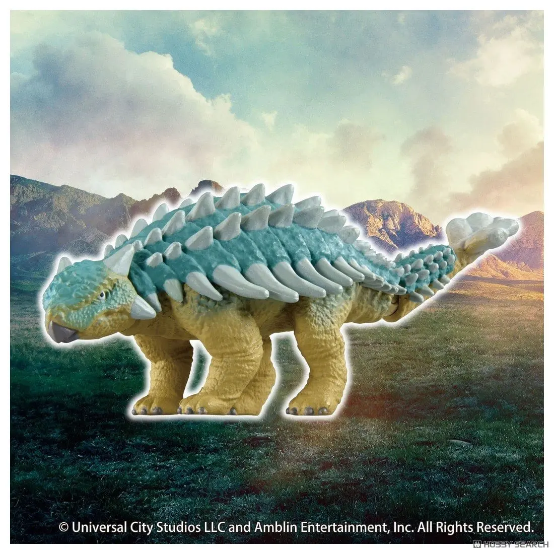 Mô hình ANIA Jurassic World Ankylosaurus  Battle Card set