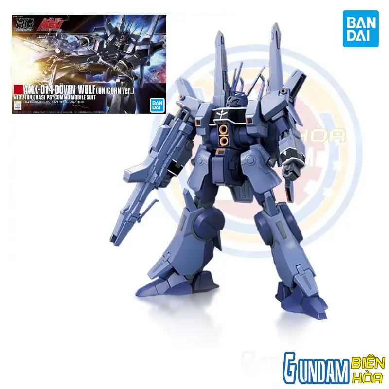 Mô hình lắp ráp 1/144 HGUC DOVEN WOLF (UNICORN VER.)