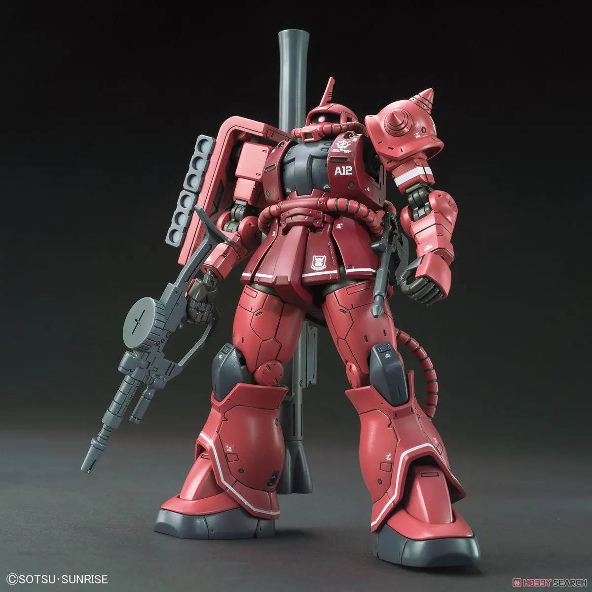 Mô hình lắp ráp HG 1/144 MS-06S ZAKU Ⅱ PRINCIPALITY OF ZEON CHAR AZNABLE’S MOBILE SUIT Red Comet Ver.