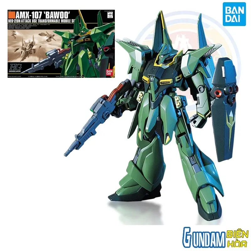 Mô hình lắp ráp 1/144 HGUC AMX-107 BAWOO (MASS PRODUCTION)