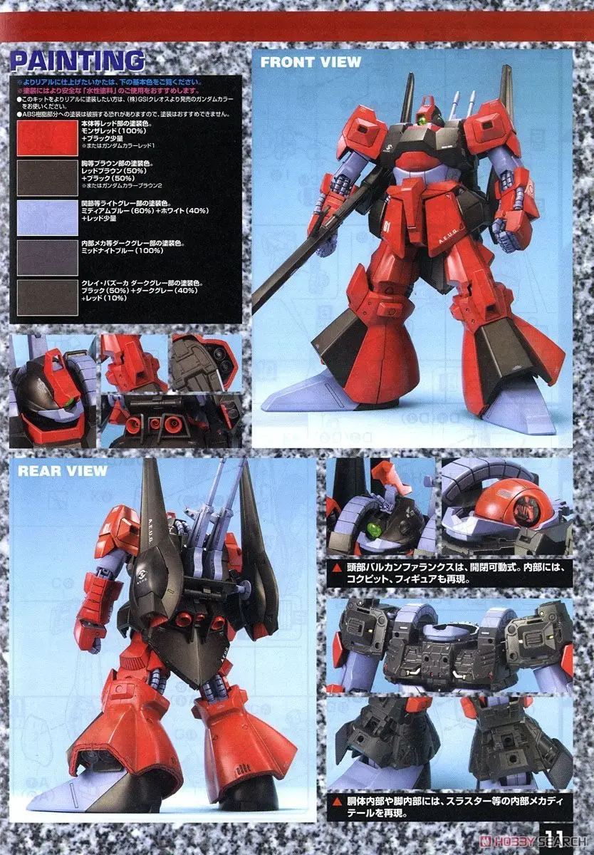 Mô hình lắp ráp MG 1/100 RICK DIAS QUATTORO COLOR (RED)