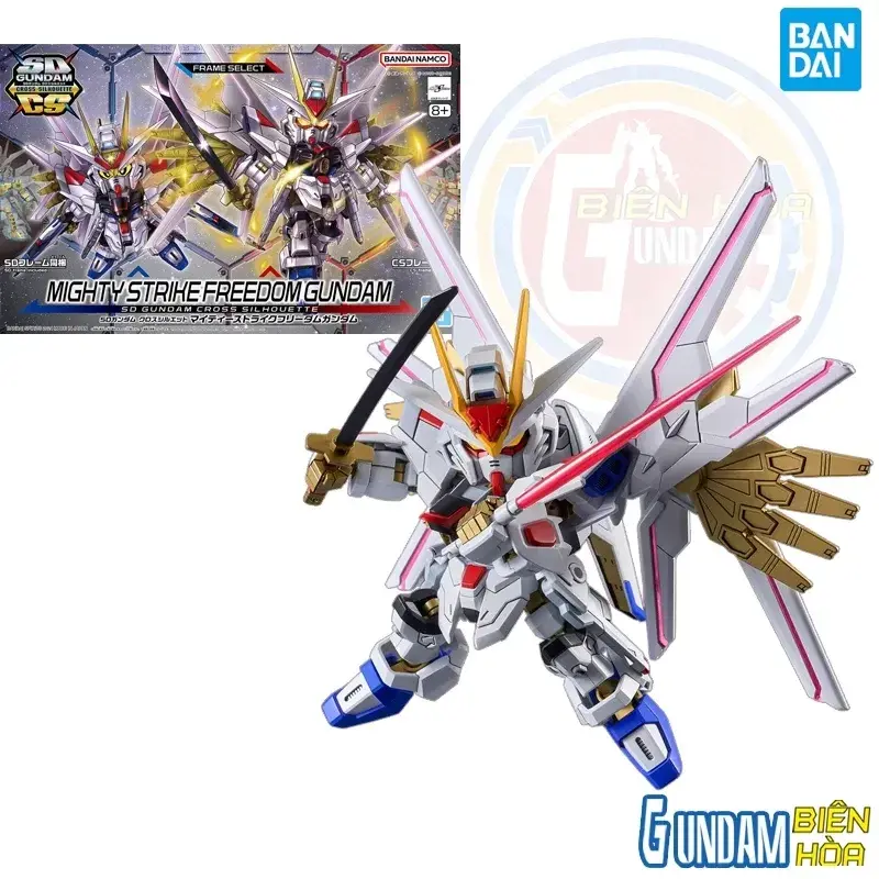 Mô hình lắp ráp SD GUNDAM CROSS SILHOUETTE MIGHTY STRIKE FREEDOM GUNDAM