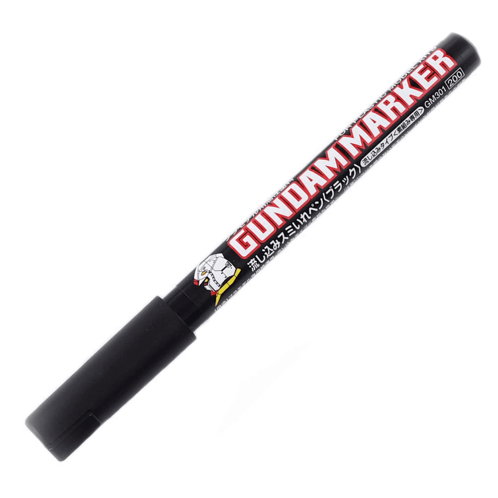 Bút Kẻ Lằn Chảy Gundam Marker GM301 ĐEN (BLACK)