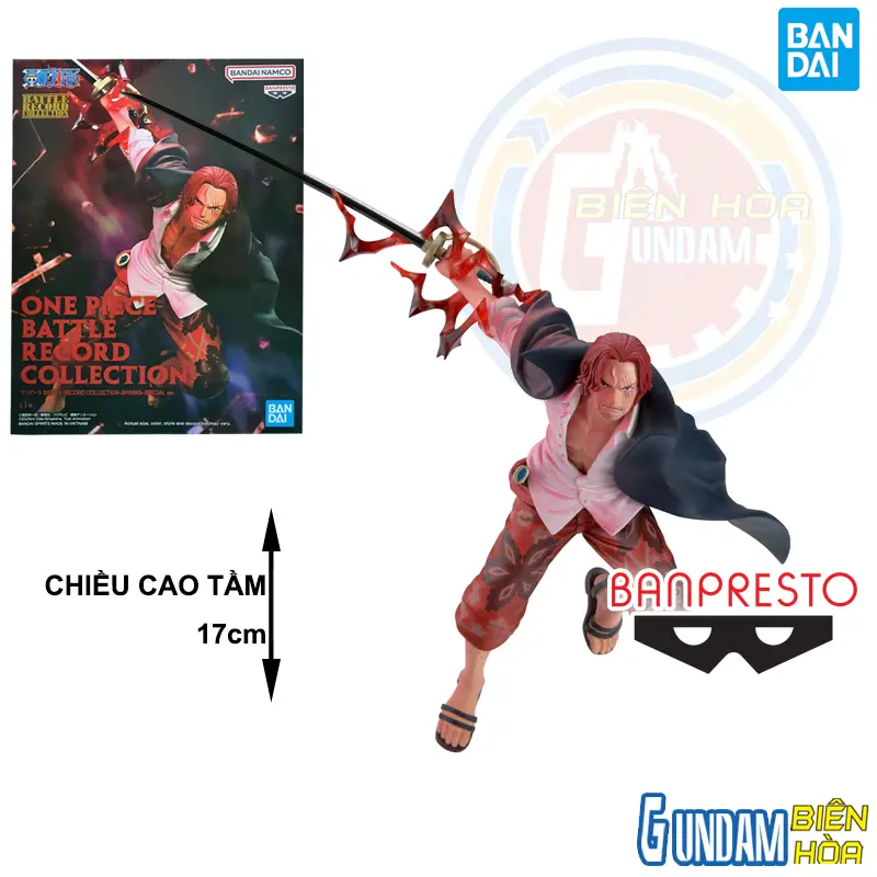Mô hình Figure Banpresto ONE PIECE BATTLE RECORD COLLECTION-SHANKS-SPECIAL VER.