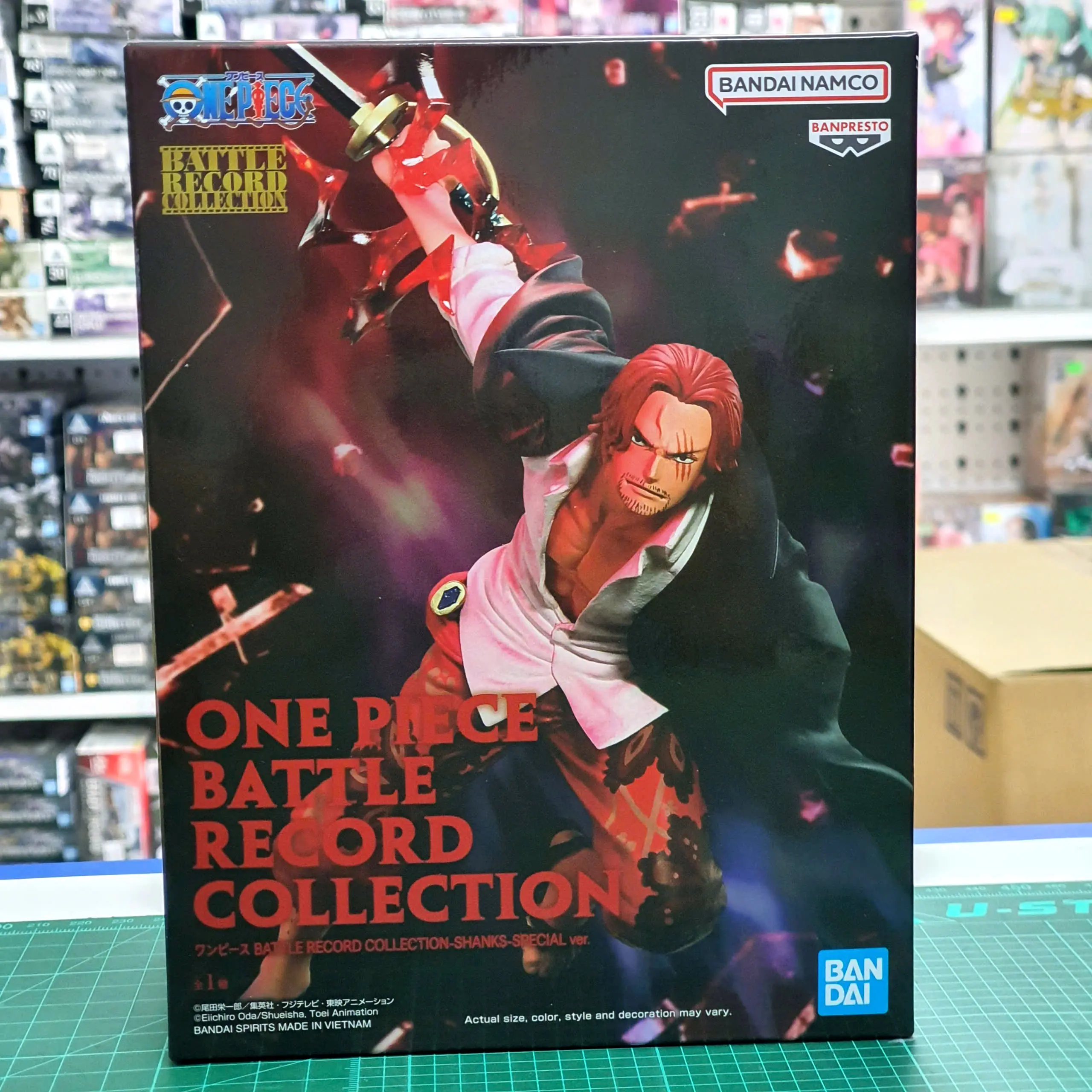 Mô hình Figure Banpresto ONE PIECE BATTLE RECORD COLLECTION-SHANKS-SPECIAL VER.