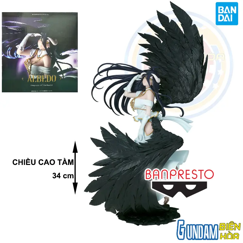 Mô hình Figure Banpresto OVERLORD BANPRESTO EVOLVE-EMPRESS OF DARKNESS-ALBEDO FIGURE