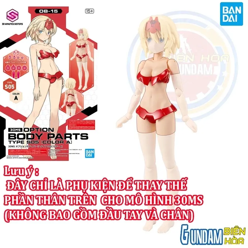 Bộ phụ kiện lắp ráp 30MS OPTION BODY PARTS TYPE S05 [COLOR A]