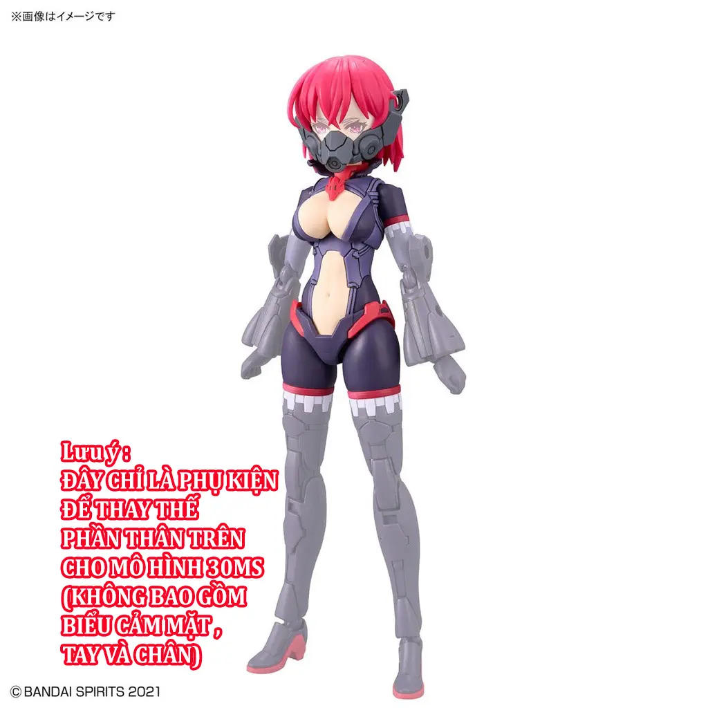 Bộ phụ kiện lắp ráp 30MS OPTION PARTS SET 6 (CHASER COSTUME) [COLOR A]