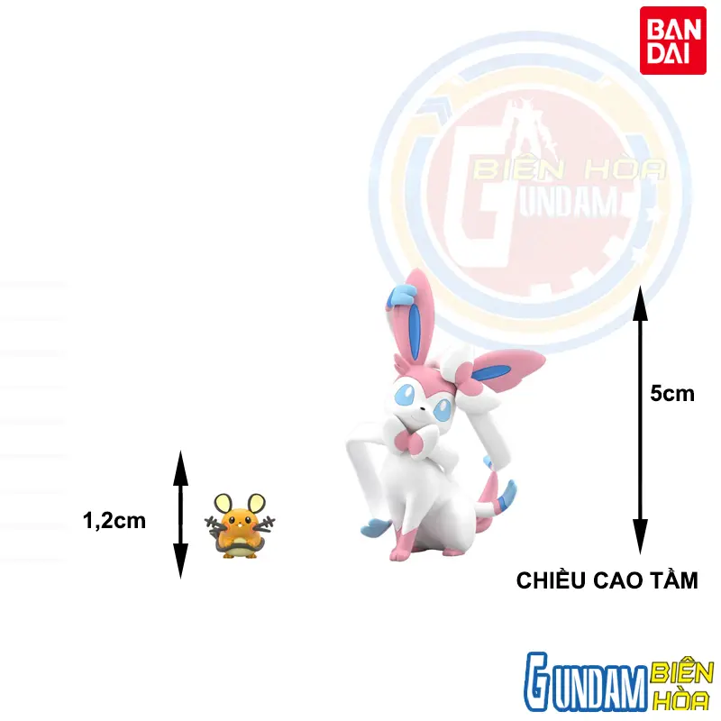 Mô hình POKÉMO SCALE WORLD KALOS REGION 4-Dedenne & Nymphia