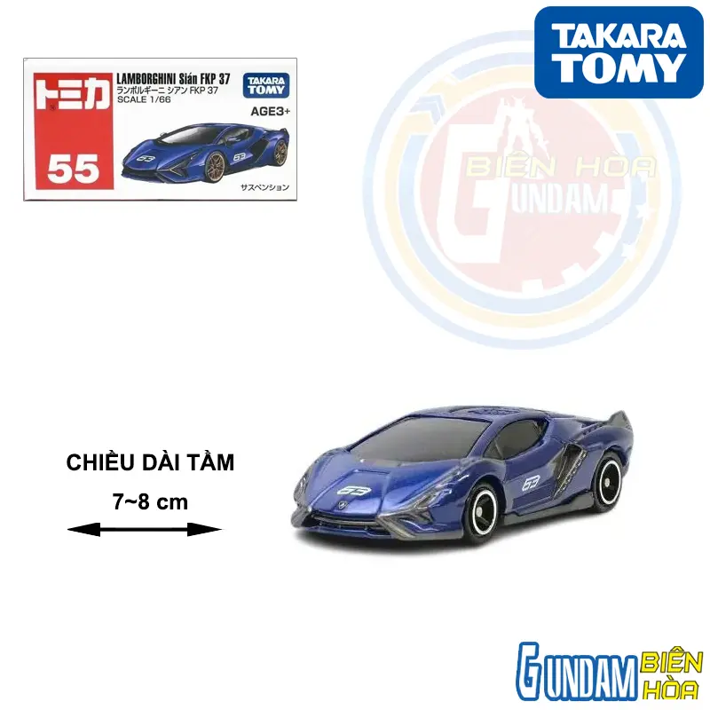 Xe mô hình TOMICA Asia 150 No.55 Lamborghini Sian FKP 37