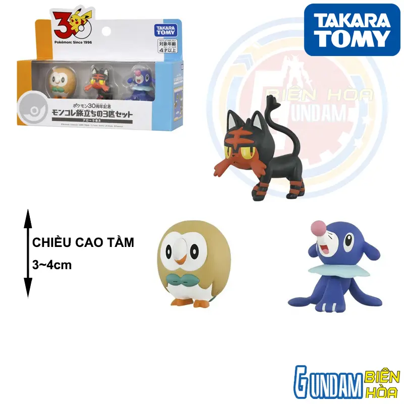 Mô Hình Pokemon Moncolle 30th Ani Alola