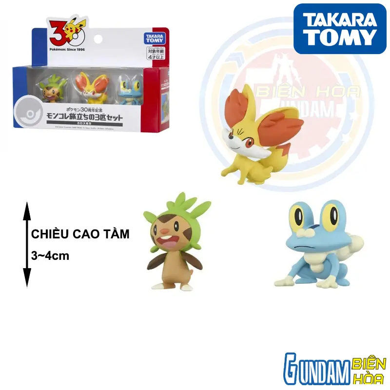 Mô Hình Pokemon Moncolle 30th Ani Kalos