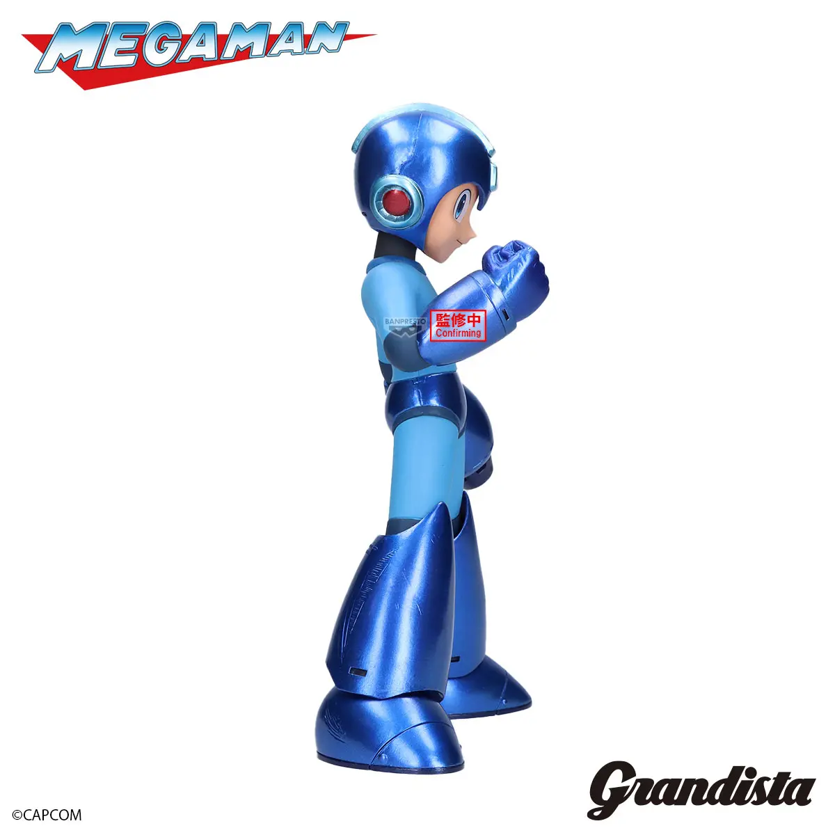 Mô hình Figure Banpresto MEGA MAN GRANDISTA-MEGA MAN-METALLIC COLOR VER.