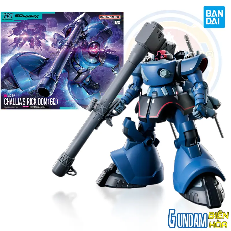Mô hình lắp ráp HG 1/144 CHALLIA'S RICK DOM（GQ ) (KHÁCH BỎ CỌC)