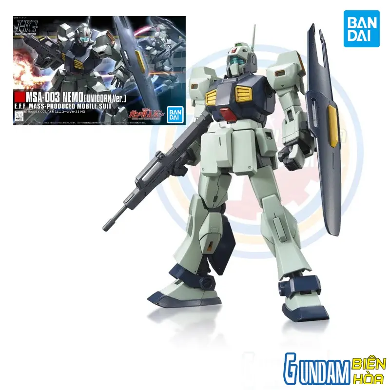 Mô hình lắp ráp  1/144 HGUC NEMO (UNICORN VER.)