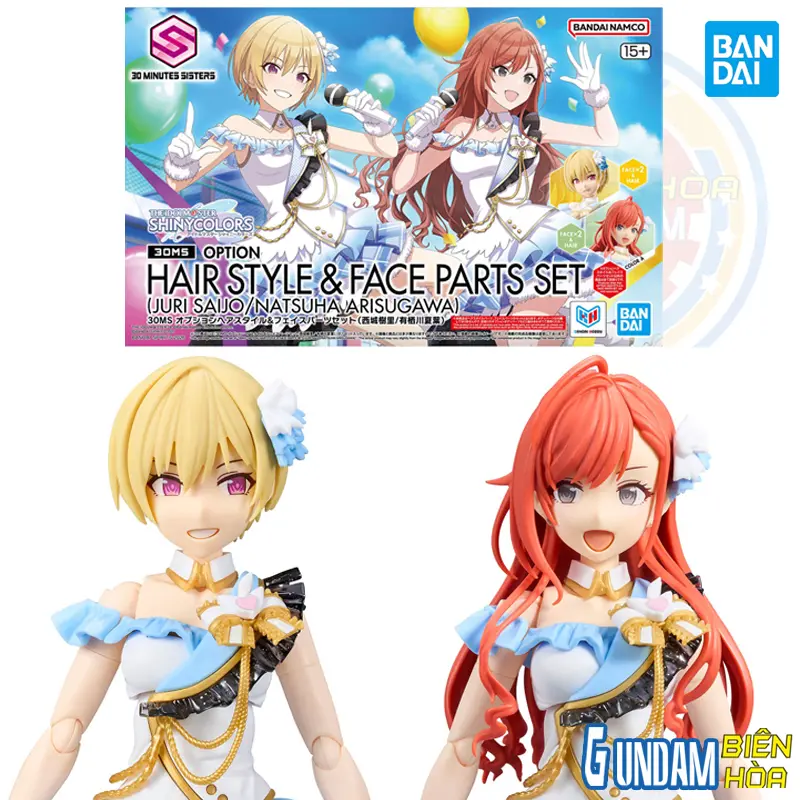 Bộ phụ kiện lắp ráp 30MS OPTION HAIR STYLE & FACE PARTS SET (JURI SAIJO/NATSUHA ARISUGAWA)