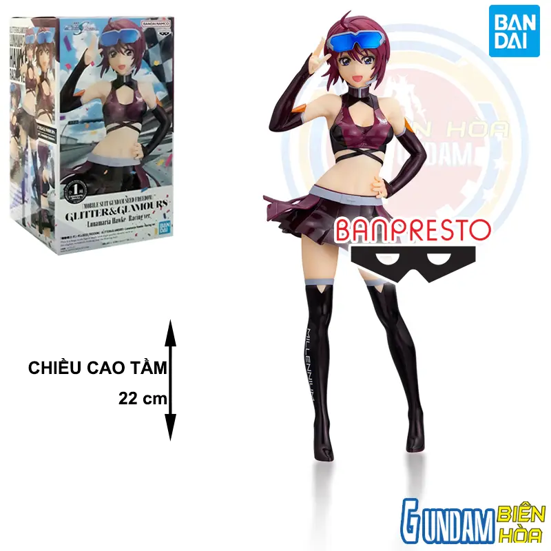 Mô hình Figure Banpresto MOBILE SUIT GUNDAM SEED FREEDOM GLITTER&GLAMOURS-LUNAMARIA HAWKE-RACING VER