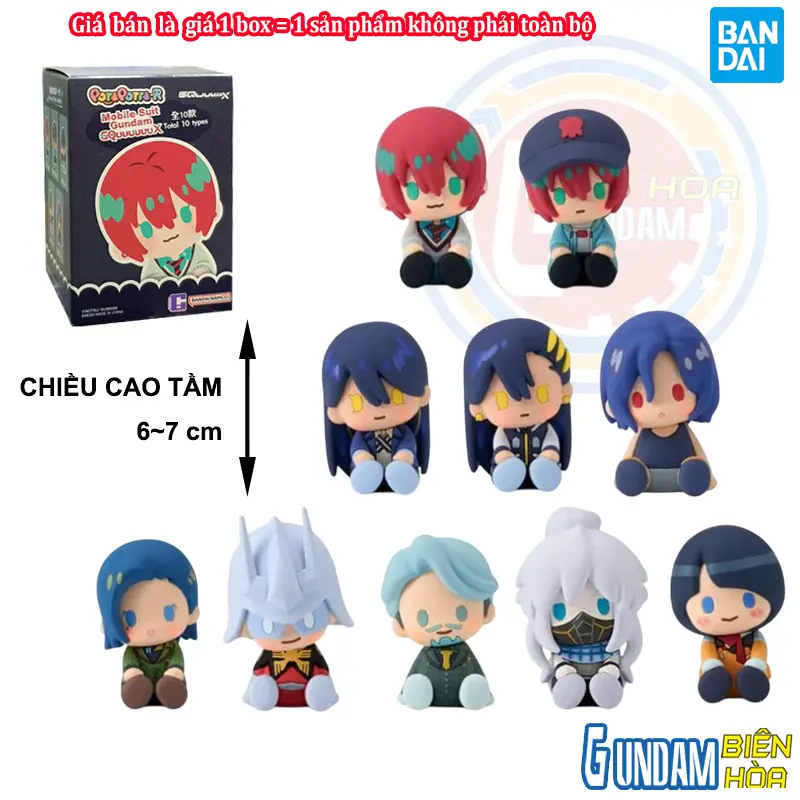 Mô hình BLINDBOX POTEPOTTE-R MOBILE SUIT GUNDAM GQUUUUUUX