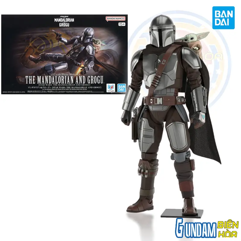Mô hình lắp ráp 1/12 THE MANDALORIAN AND GROGU [STAR WARS: THE MANDALORIAN AND GROGU]