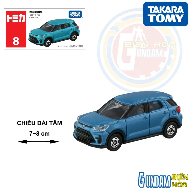 Xe mô hình TOMICA No.8-11 Toyota Raize