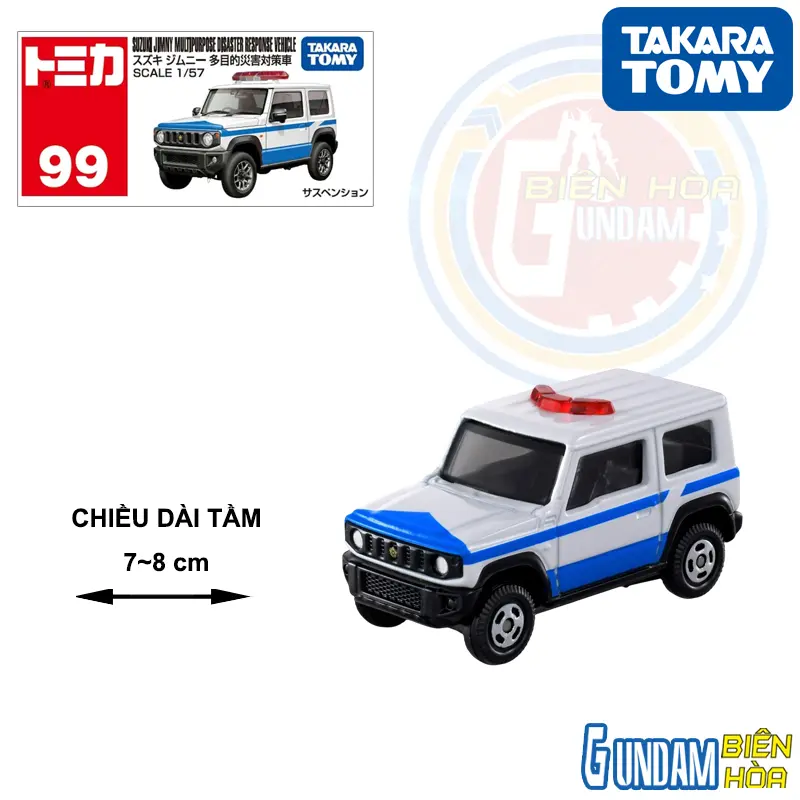 Xe mô hình TOMICA No.99-11 Suzuki Jimny Patrol Car Box 25
