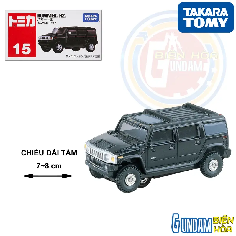 Xe mô hình TOMICA No.15-7 Hummer H2